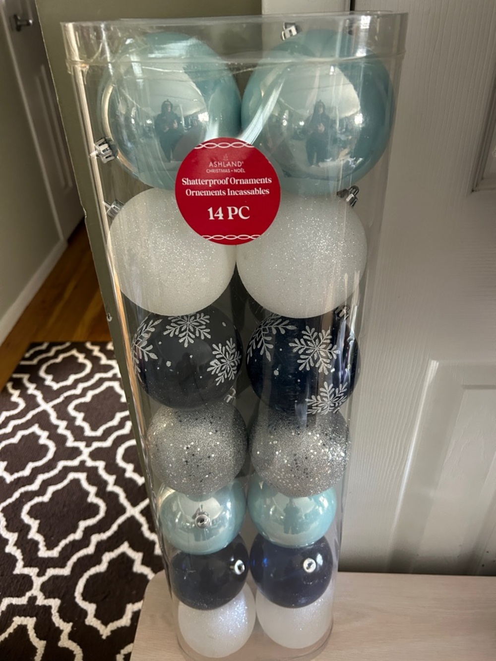 ASHLAND SHATTERPROOF HOLIDAY ORNAMENTS SET OF 14 NWT